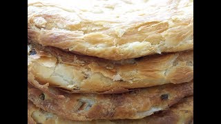 Famous tajik katlama in the oven with different fillings  This is delicious [upl. by Hawger]