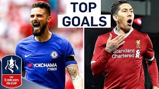 quotThats a Remarkable Goal  Giroud Aguero Firmino  The Top Goals from the Emirates FA Cup 1718 [upl. by Noguchi]