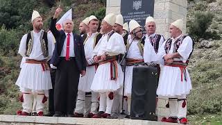 Grupi i fushbardhes dhe GJaupi ne qafen e Skërficës në përurimin e memorialit kushtuar Deshmorve [upl. by Fisuoy65]