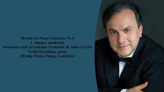 Yefim Bronfman plays Beethoven Piano Concerto No 4  1st Mov Rome 2001 [upl. by Aitnecserc]