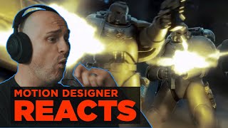 Astartes  Motion Designer Reacts  Warhammer 40k [upl. by Orlantha]