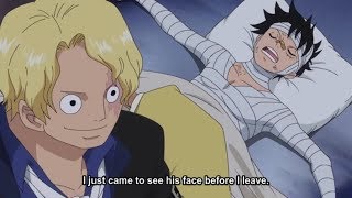 Straw Hats meet Sabo and learns hes Luffys brother One Piece 737 HD [upl. by Alger]