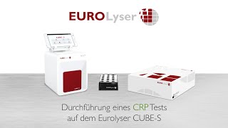 Durchführung eines CRPTests aus Vollblut auf dem Eurolyser CUBES [upl. by Marguerite]