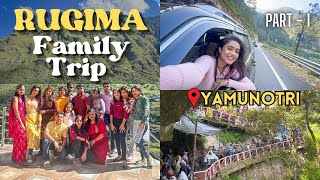 Rugima trip 🚗 to GANGOTRI DHAM 🙏🏻 part1  Family Road trip fun  gimaashi [upl. by Parhe587]