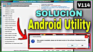 Solucion Android Utility No SCARD Edition  V114 Descargar E Instalar Android Utility [upl. by Gardener]