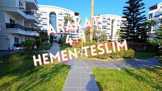 SATILIK DAİRE ANTALYA KONYAALTI ARAKAT 41 190 M2 SİTE İÇİ HEMEN TESLİM [upl. by Alyks]