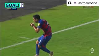 Fernando Forestieri bicycle kick goal against Terengganu in Malaysian Super League [upl. by Nave]