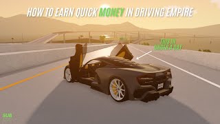 Fastest way to earn money in Driving Empire  Roblox 2024 [upl. by Johanan]