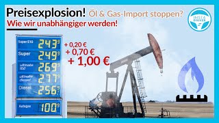 Wieviel Öl und Gas importieren Deutschland und Österreich [upl. by Essex979]