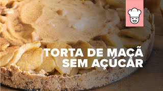 TORTA DE MAÇÃ SEM AÇÚCAR  RECEITAS ESSENTIAL [upl. by Loredo]