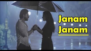 Janam Janam  Dilwale  Arijit Singh  Shah Rukh Khan  Kajol  Pritam  Lyrics Video Song [upl. by Skippy]