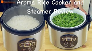 Aroma Rice Cooker and Food Steamer Review [upl. by Aehc]