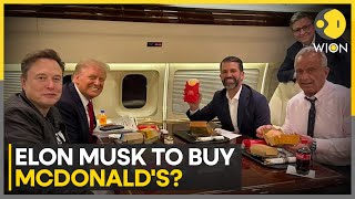 Trumps Health Chief RFK Jr Poses With McDonalds Burger  WION  World News [upl. by Isyak696]