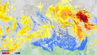 January 2017  Satellite overview over the Mediterranean Sea [upl. by Onia467]