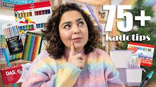 75 KADOTIPS voor creatievelingen [upl. by Anaahs]