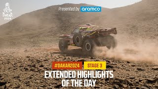 Extended highlights of Stage 3 presented by Aramco  Dakar2024 [upl. by Noiram]