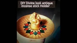 How to make Incense stick Holder DIY [upl. by Eseneg]