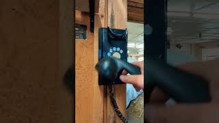 Getting business done at Jason and Jacks on this antique rotary phone [upl. by Nosnev]