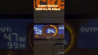 Jackery 2000 Pro Explorer  F6 Failure [upl. by Milt]