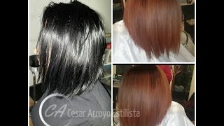 EXTRACCIÓN DE COLOR NEGRO EN CABELLO [upl. by Alleram]