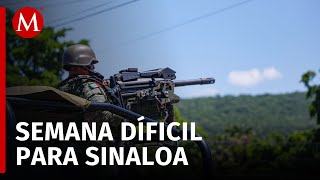 Sinaloa vive una semana de violencia con 18 homicidios y 89 crímenes registrados [upl. by Montano]