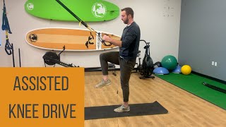 Assisted Knee Drive  TRX Lunge Variation [upl. by Ajat]