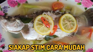 Siakap Stim Cara mudah [upl. by Melinde333]