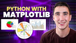 Intro to Data Visualization in Python with Matplotlib line graph bar chart title labels size [upl. by Bathilda264]