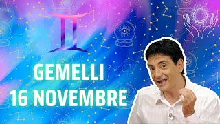 Gemelli ♊️ LOroscopo di Paolo Fox  16 Novembre 2024  Voglia di viaggio anche in autunno [upl. by Salisbarry]