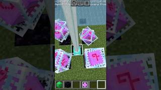 MINECRAFT BEACON WITH END CRYSTAL 🔮✨shorts minecraft endcrystal [upl. by Oicapot]