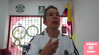 Maestra Martha AnzolaPrimer mujer VII Dan en Colombiataekwondoitfcolombia [upl. by Kalle597]