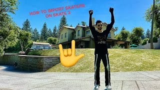 How to imports skaters ON skate 3 [upl. by Garson]