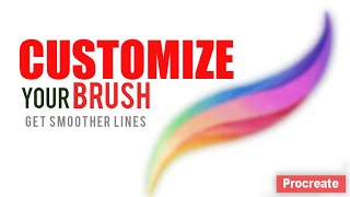 How To Customize Your Procreate Brush for You MONOLINE [upl. by Apfel]