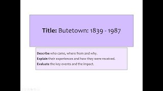 Butetown  19191939 OCR GCSE History [upl. by Longo]