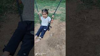 Playground swing for kids❤playgroundkidsbaby swing trending youtubeshortsvideo viralvideo [upl. by Adnamor948]