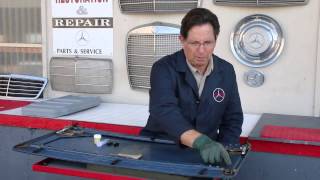 Why a Mercedes Sunroof Panel Must Be Removed for Proper Lubrication [upl. by Moishe]