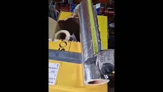 Insulating a 90 degree elbow with fibreglass pipe insulation  Buy Insulation Online [upl. by Rim]