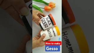 How To Make Gesso shorts youtubeshorts diy gesso craft [upl. by Swor833]