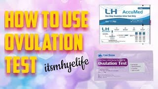 HOW TO USE OVULATION TEST tagalog l itsmhyelife [upl. by Bowne]