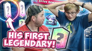 MY SON UNLOCKS HIS FIRST LEGENDARY HE GOES NUTS [upl. by Ahilam]