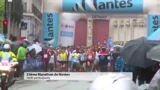 Un 33ème Marathon de Nantes humide [upl. by Nylak]