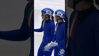 QUARTETTO D’ARGENTO 🥈⛸️ ItaliaTeam ShortTrack SportGhiaccio [upl. by Amjan293]