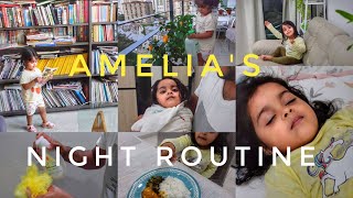 Amelias night routine🌙🌟Toddler28months old night routine [upl. by Nala]