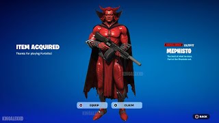 How To Get Mephisto Skin Bundle FREE In Fortnite Unlocked LEGO Mephisto Style [upl. by Aitnyc310]