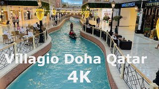 Villagio Mall DohaQatar shopping Mallvillagio Mall QatarMust visit place in Qatar4K walking Tour [upl. by Sibella]