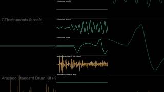 Undertale OST 006  Uwa So Temperate♫ Oscilloscope View shorts undertale music tobyfox [upl. by Dorette]