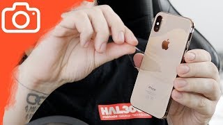 UNBOXING IPHONE XS GOLD [upl. by Williamson]