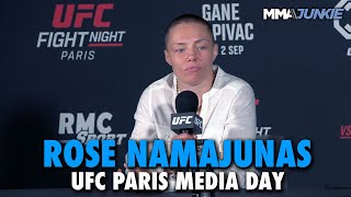 Rose Namajunas Cant See Herself Going Back Down to Strawweight  UFC Fight Night 226 [upl. by Pentha]