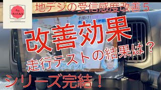 地デジの受信感度改善５改善効果とまとめ [upl. by Aurelie80]