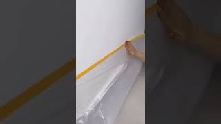 PreTaped Masking Film Tape and Drape Painters Plastic Drop Cloth for Automotive Painting Covering [upl. by Rabelais]